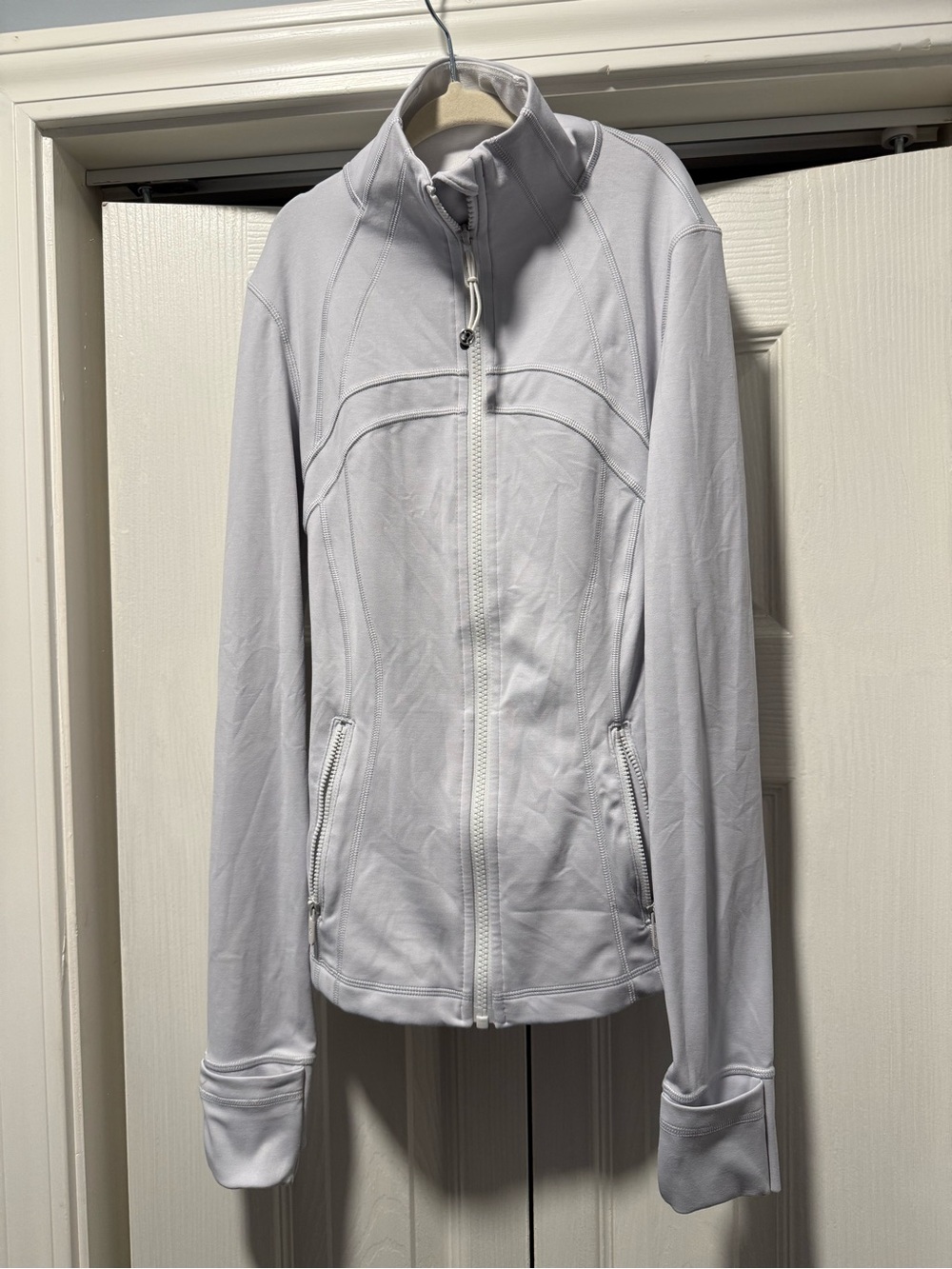 Lululemon Define Full Zip Jacket - Size 0 - Light Gray